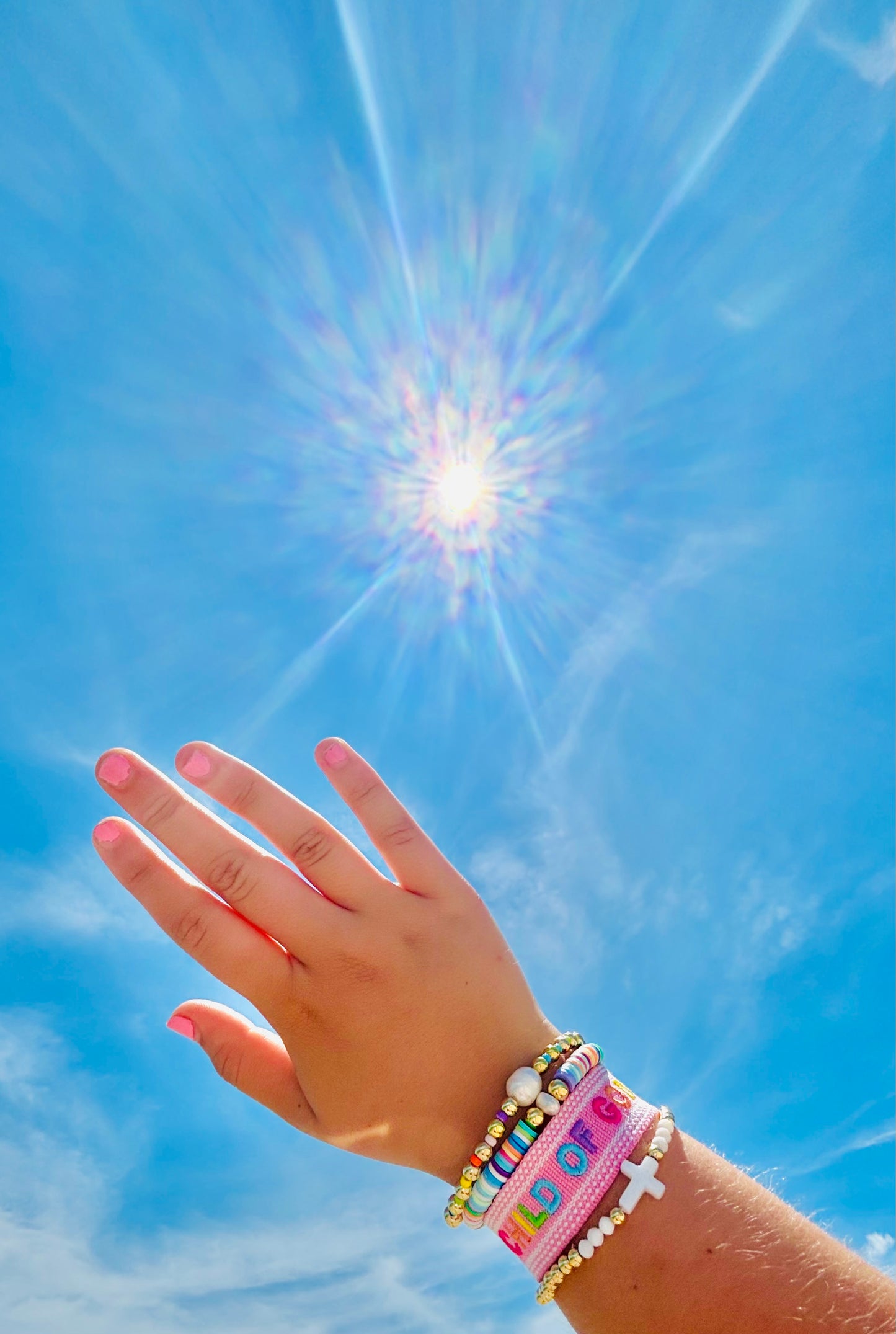 Child of god woven bracelet