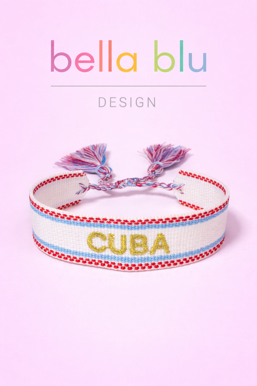 Cuba woven adjustable bracelet