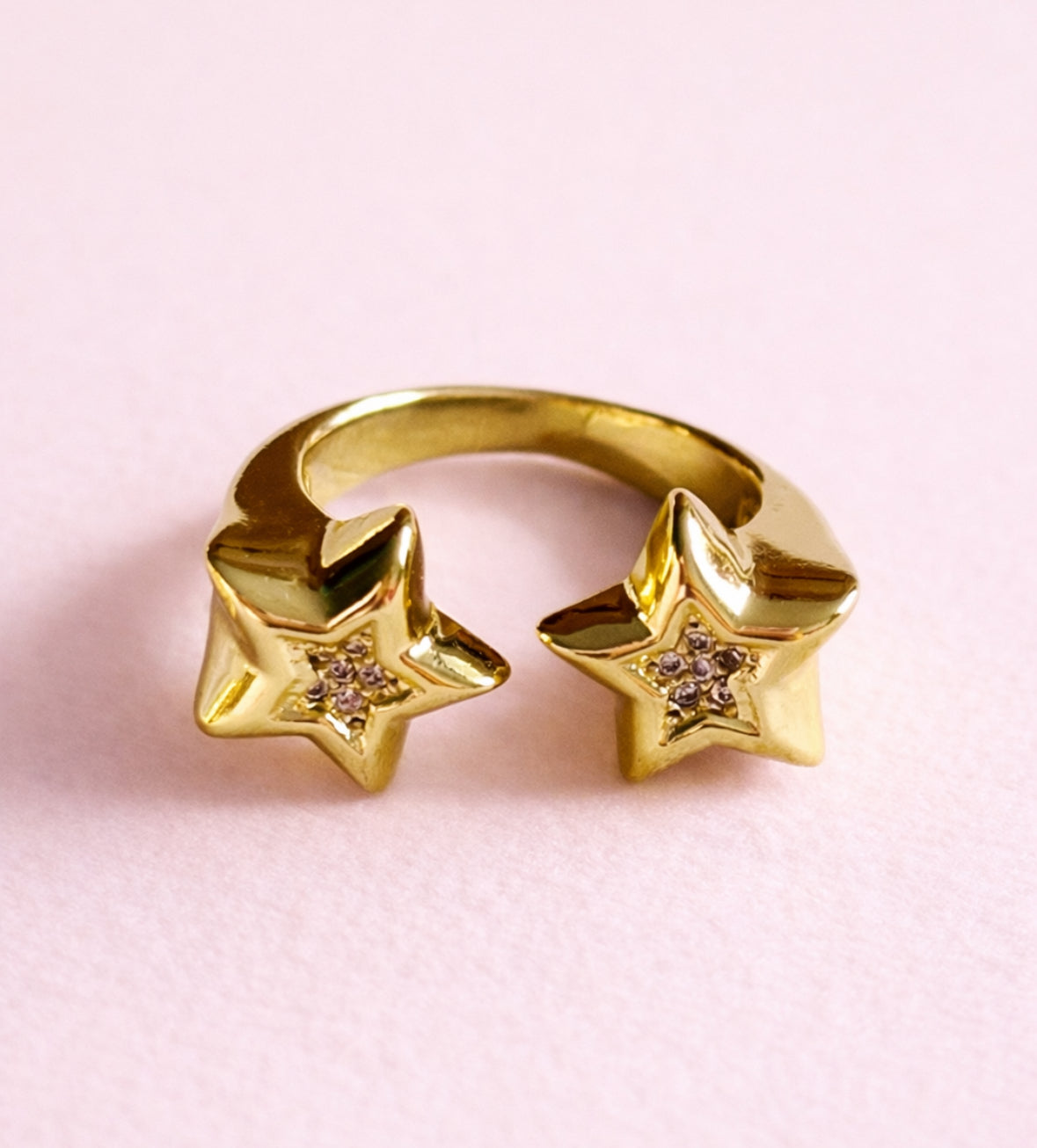 Kimberly 18k gold filled & Cubic Zirconia ring