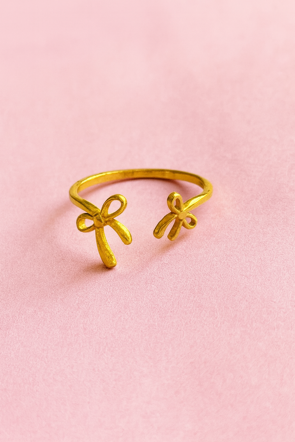 Moriah Coquette bow 18k gold filled tarnish free ring