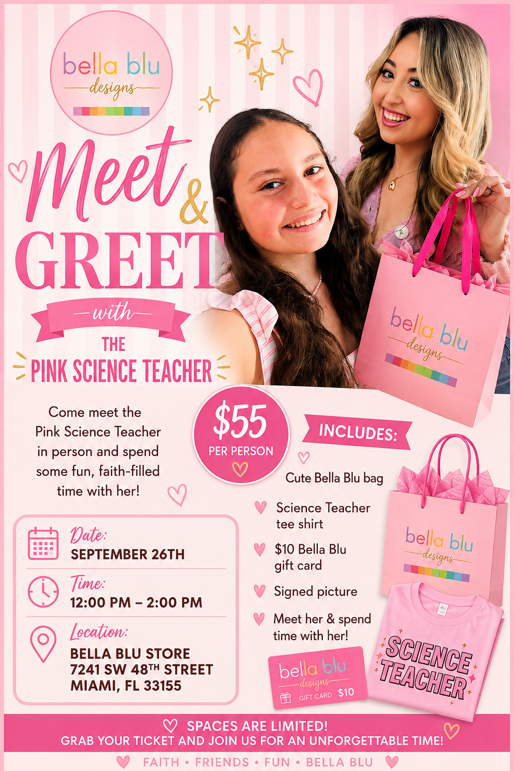 Meet & Greet with The Pink Science Teacher