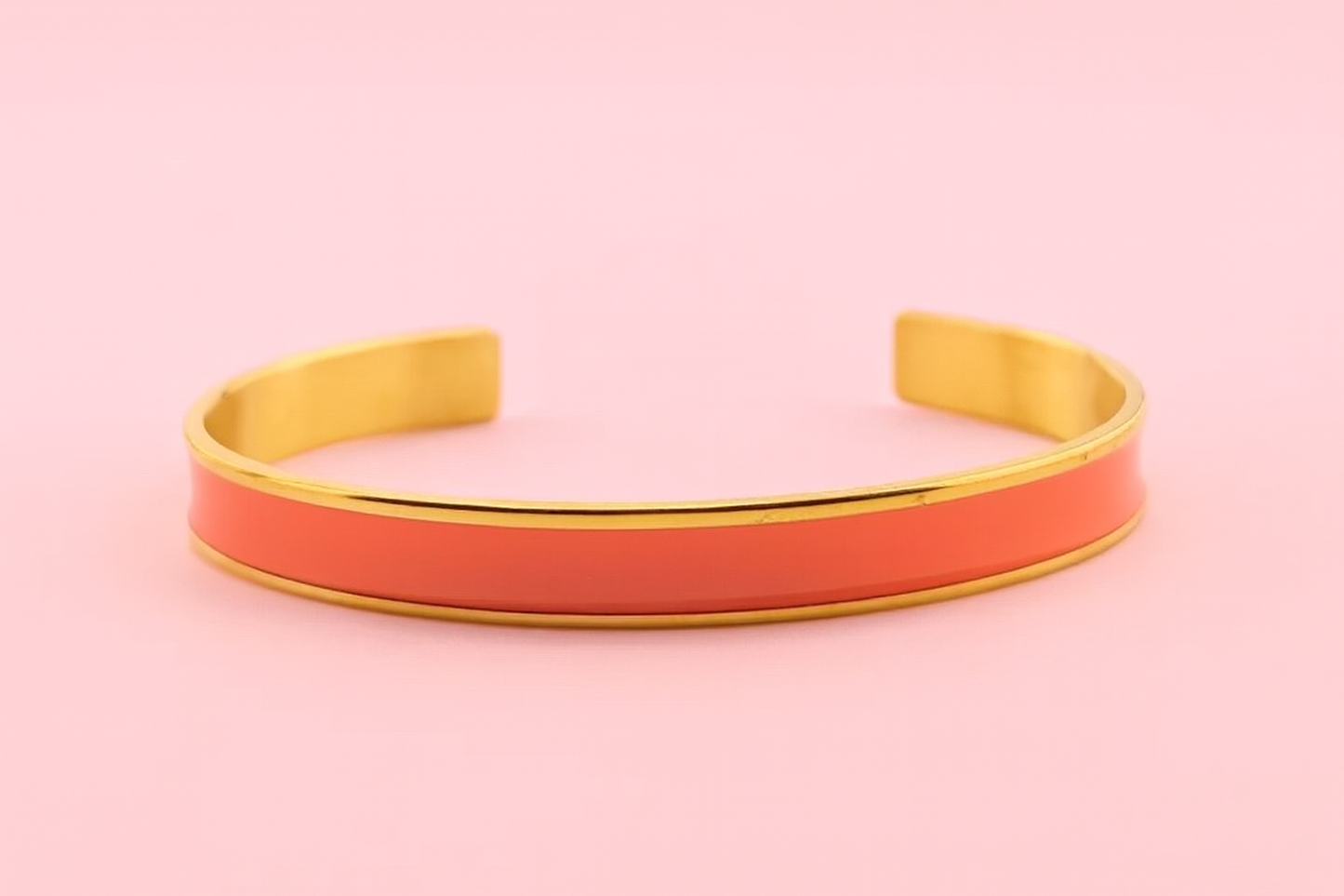 Kassandra orange 18k gold filled bangle bracelet