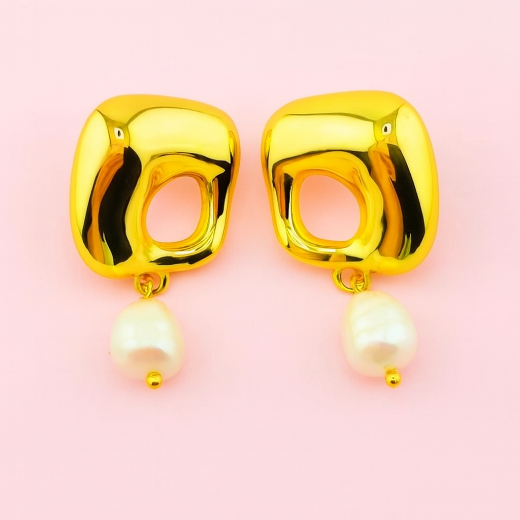 Anna gold filled parts earrings