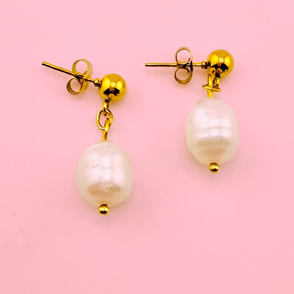Dangling 18k gold filled earrings