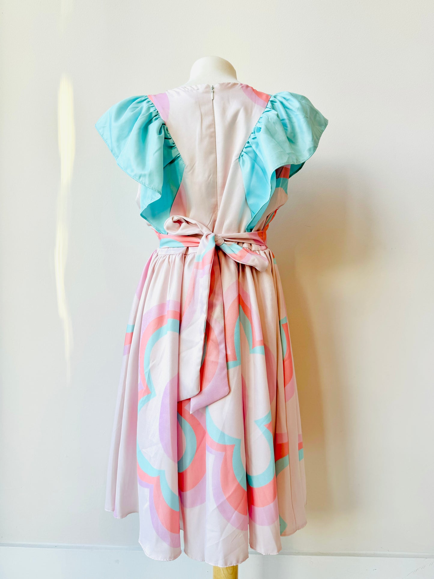 Emily pink and light blue dress for girls