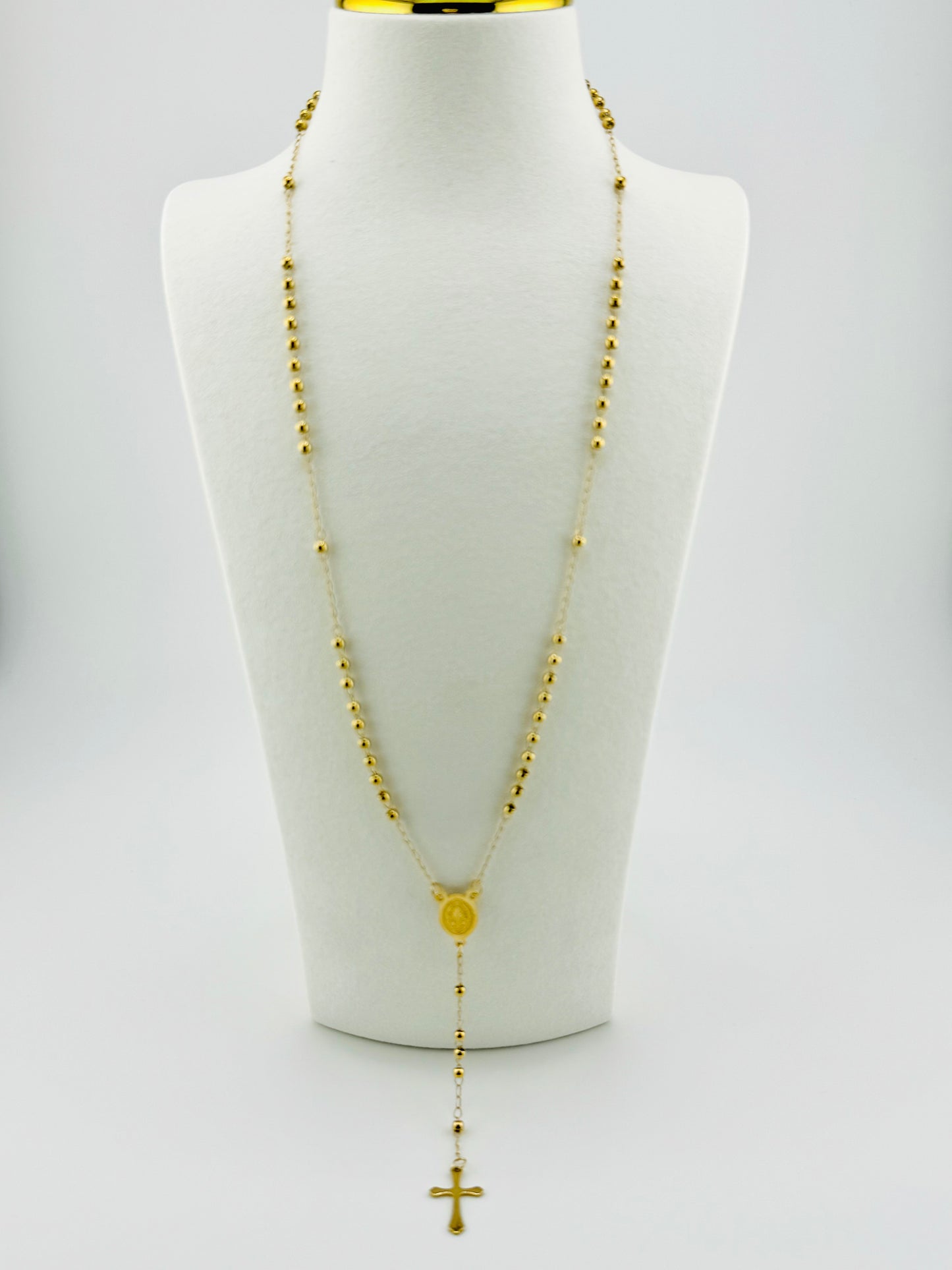 Alaina rosary in stainless steel