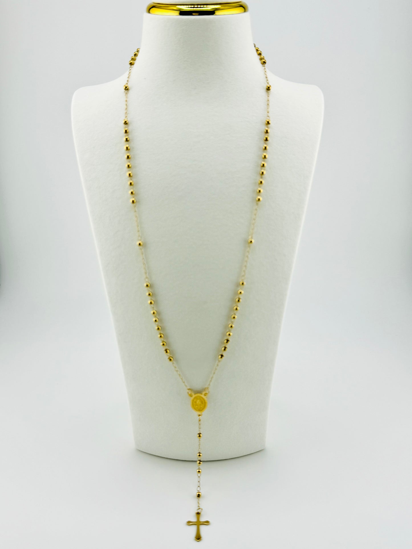 Alaina rosary in stainless steel