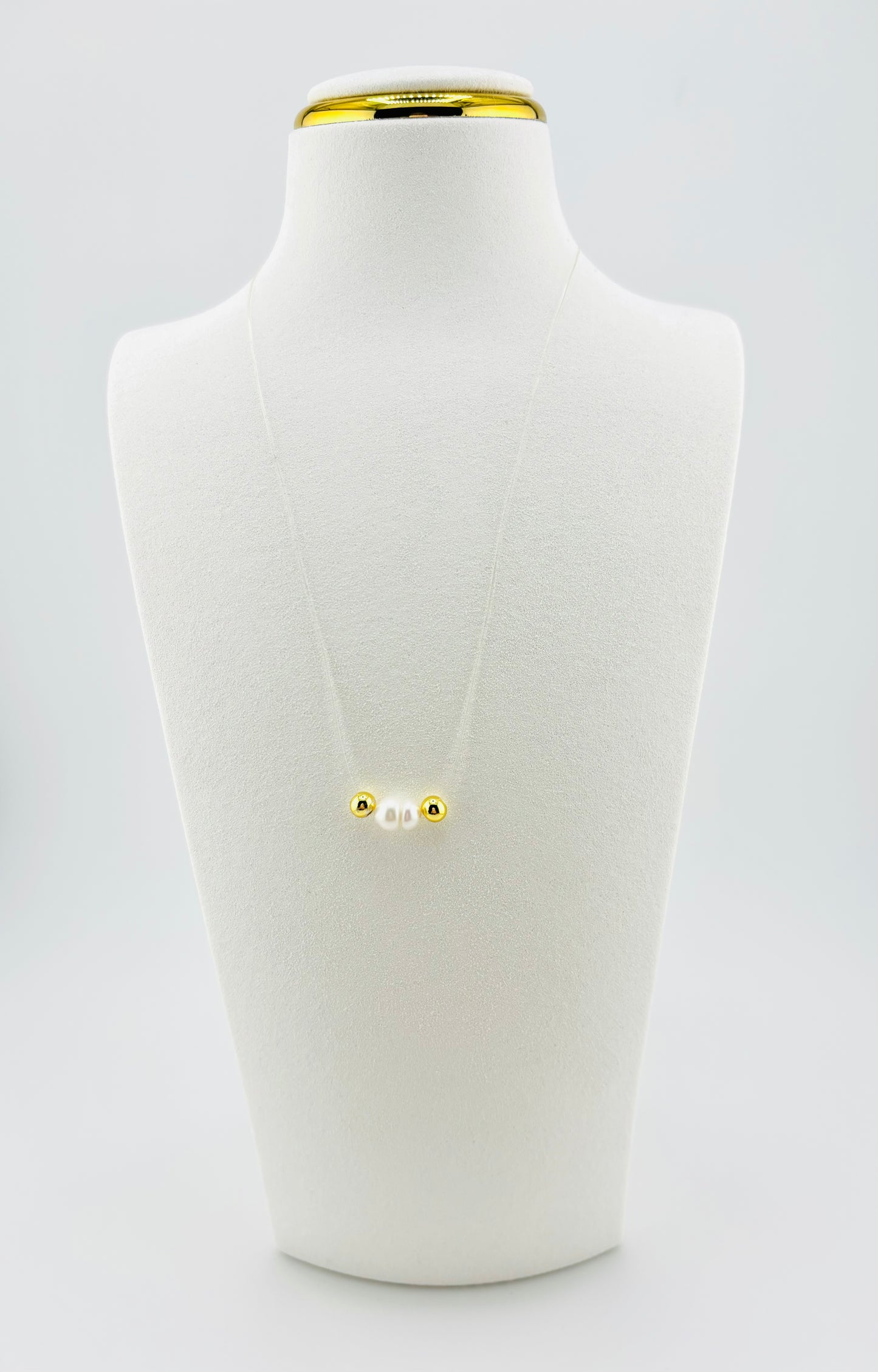 Paris fresh water pearl 18k gold filled