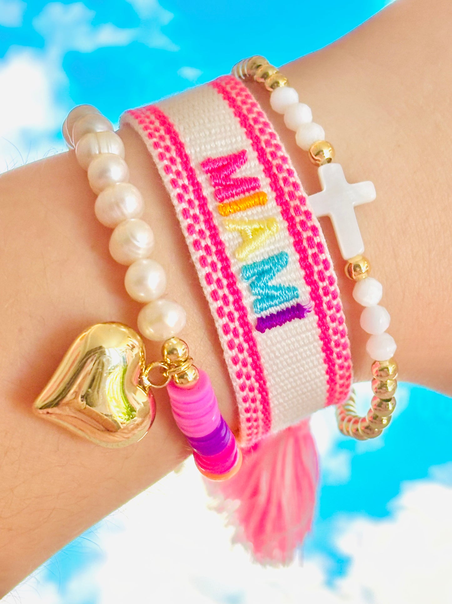 Miami woven bracelet