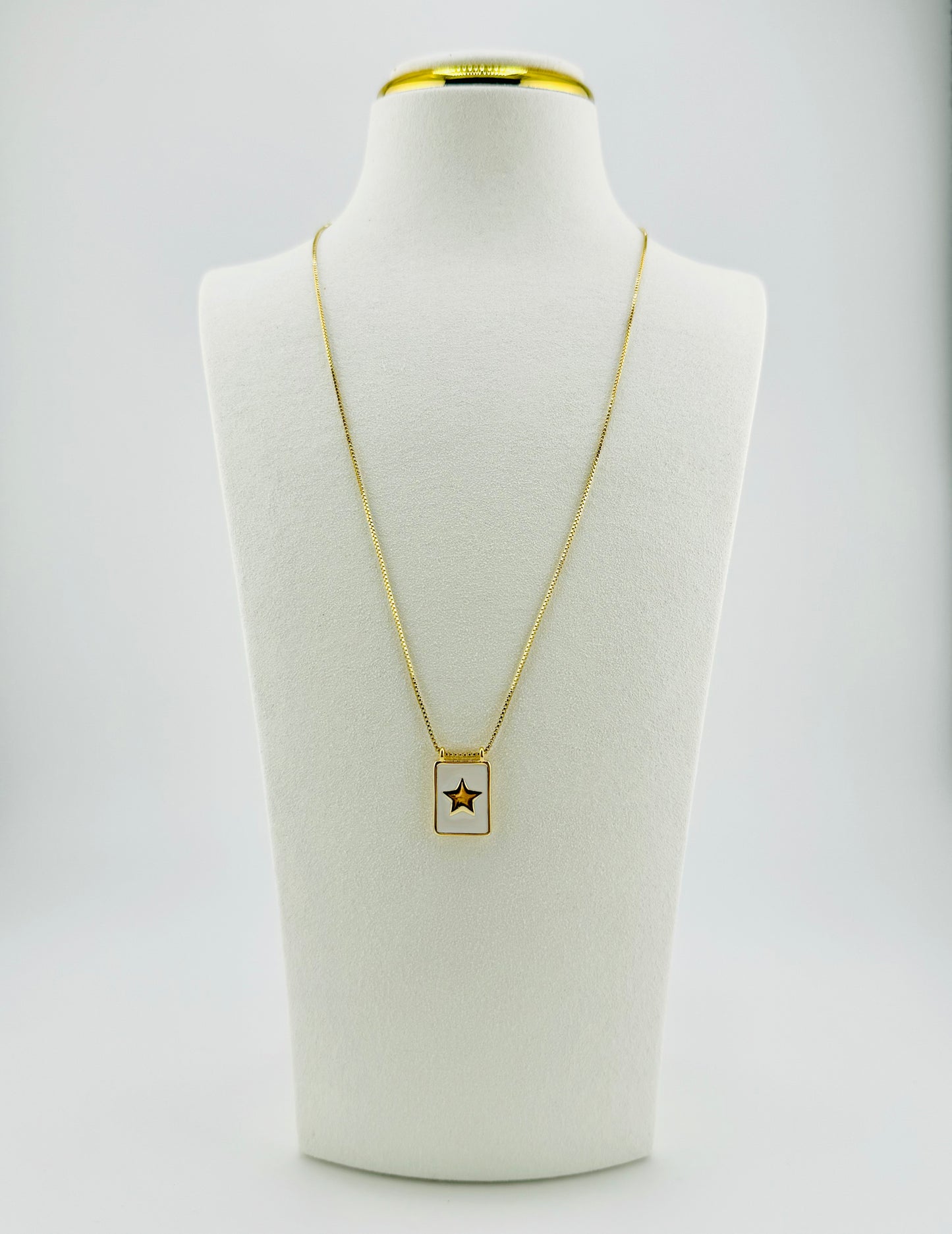 Star 18k gold filled necklace