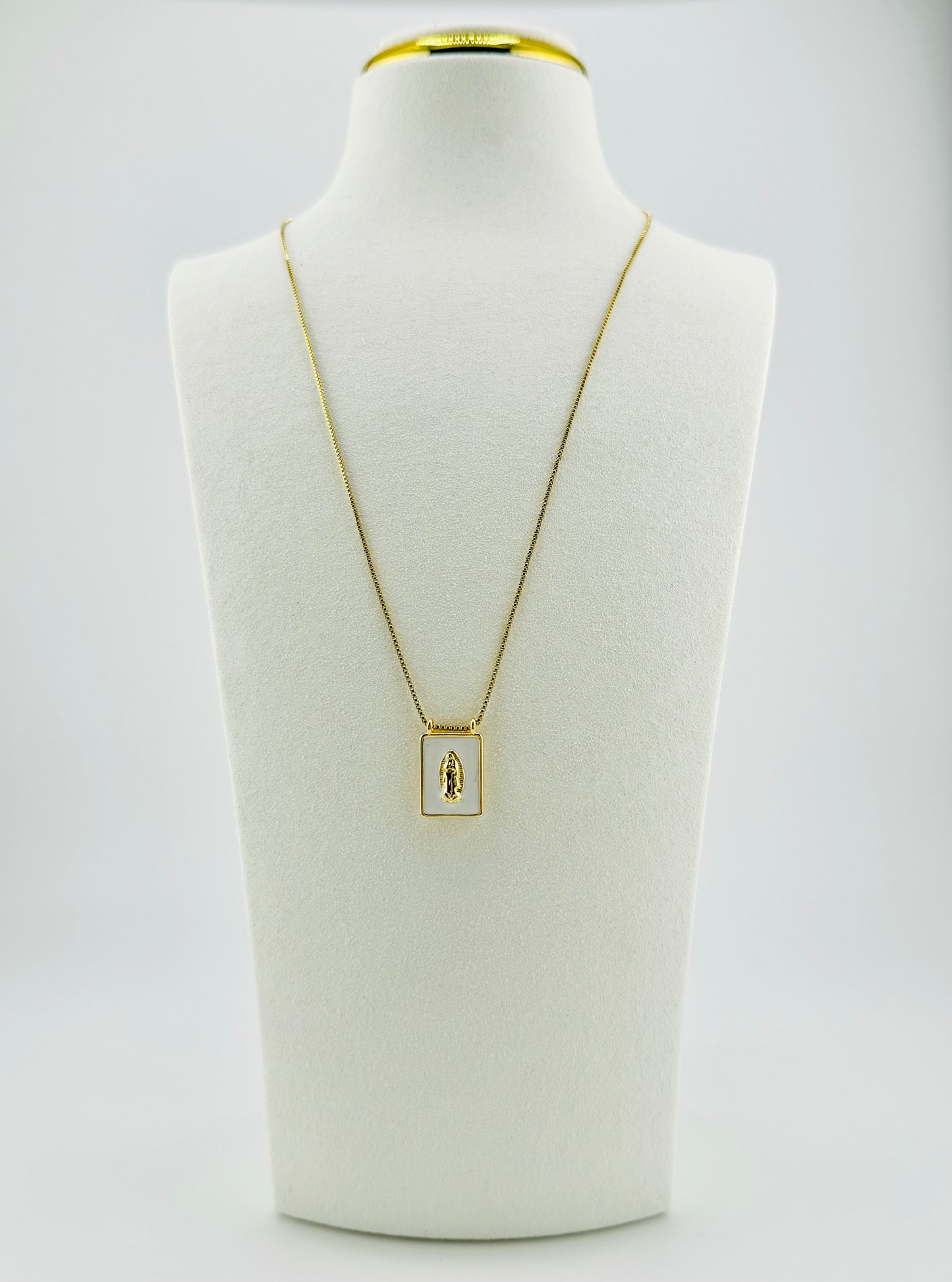 Lady of Guadalupe 18k gold filled necklace