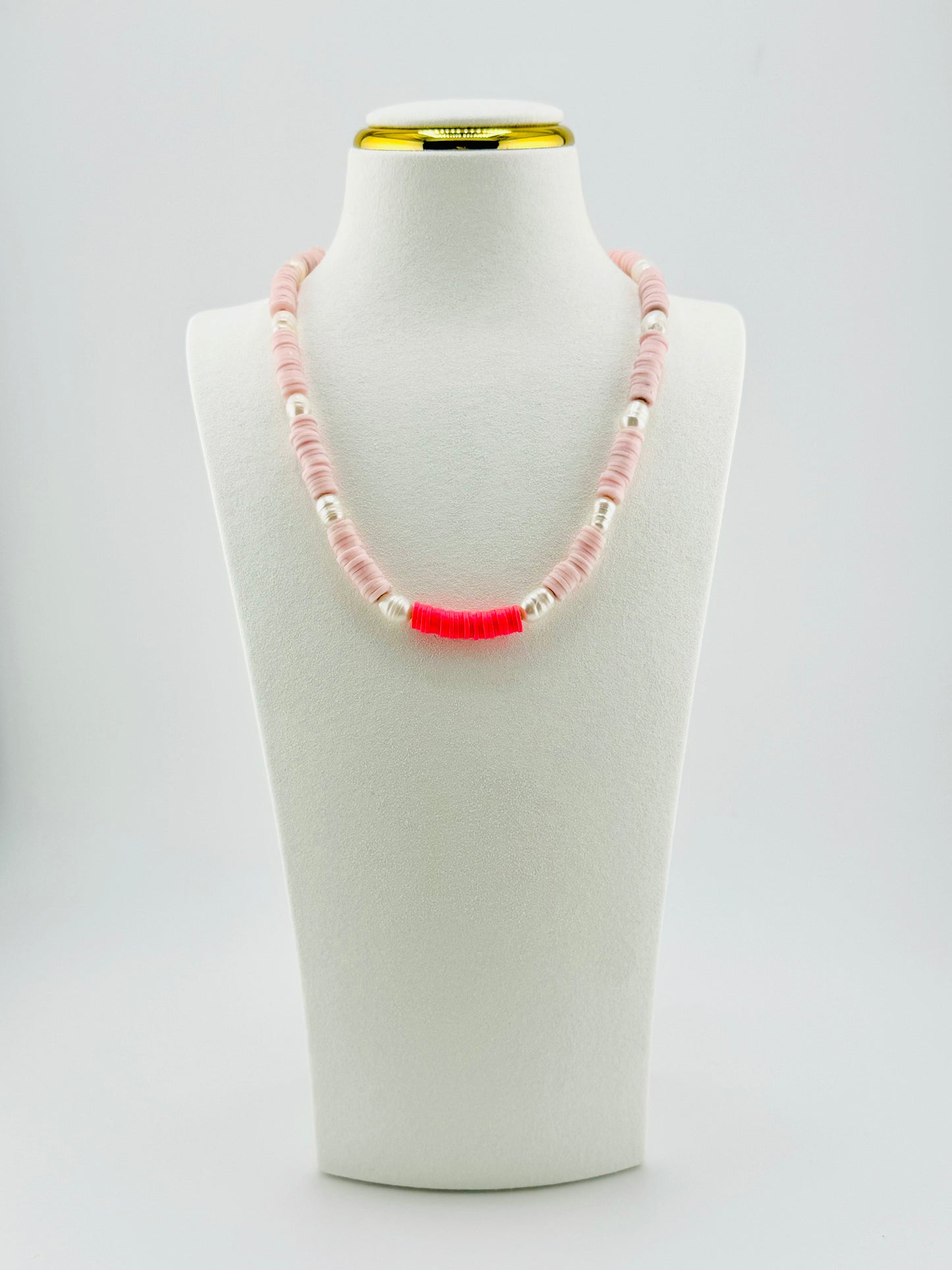 fresh water pearl pink necklace
