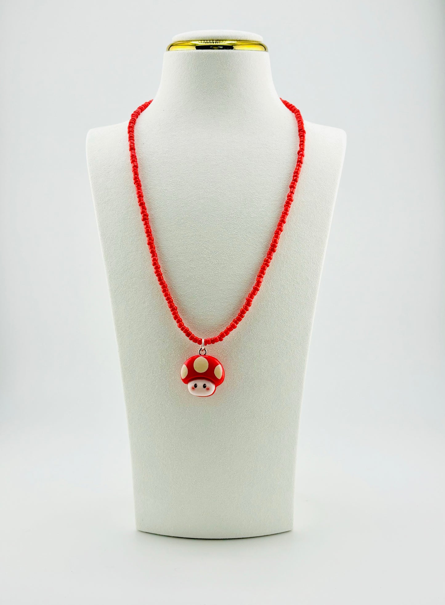 Mario Brothers red necklace