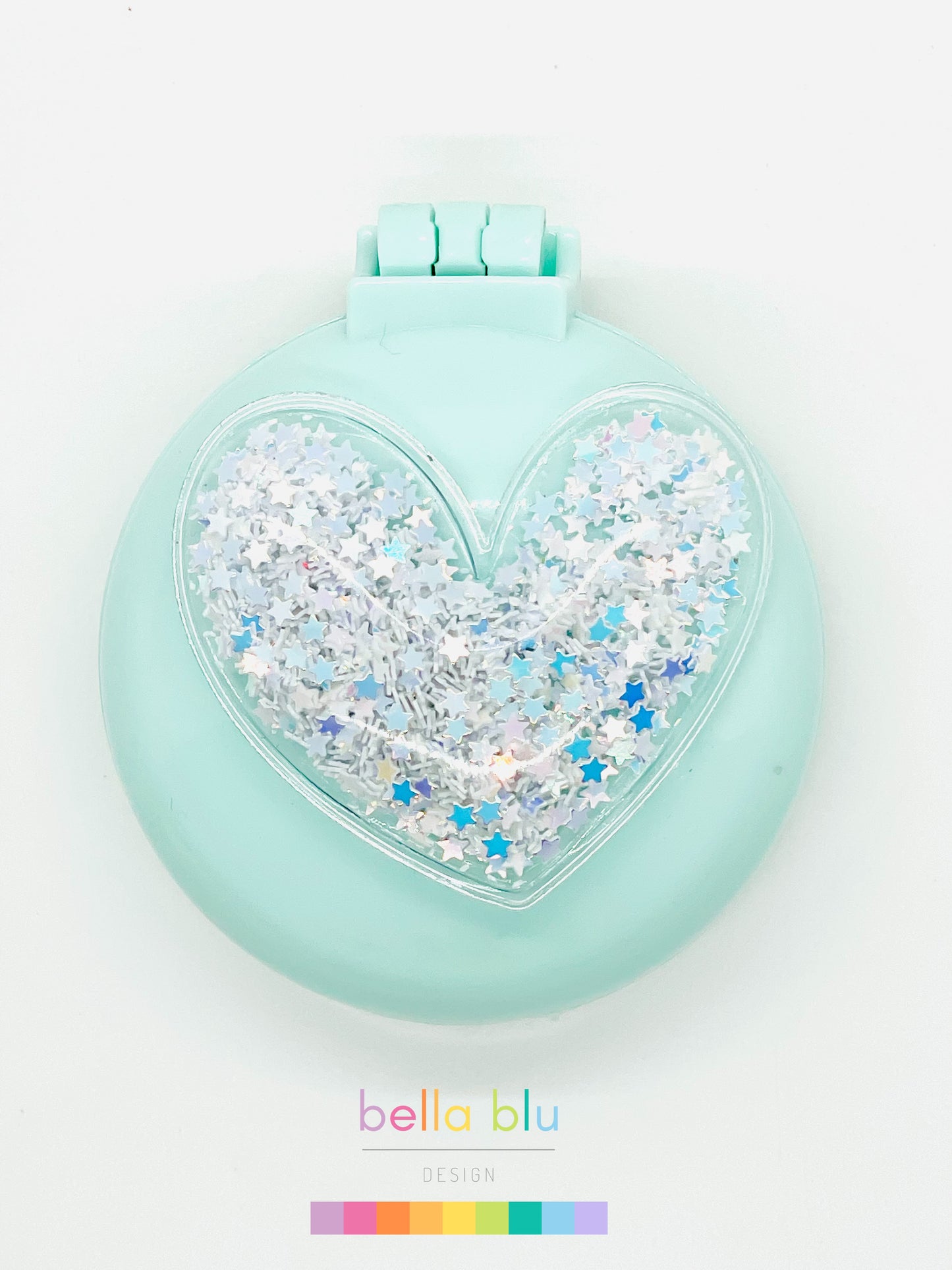 Mirror in light blue