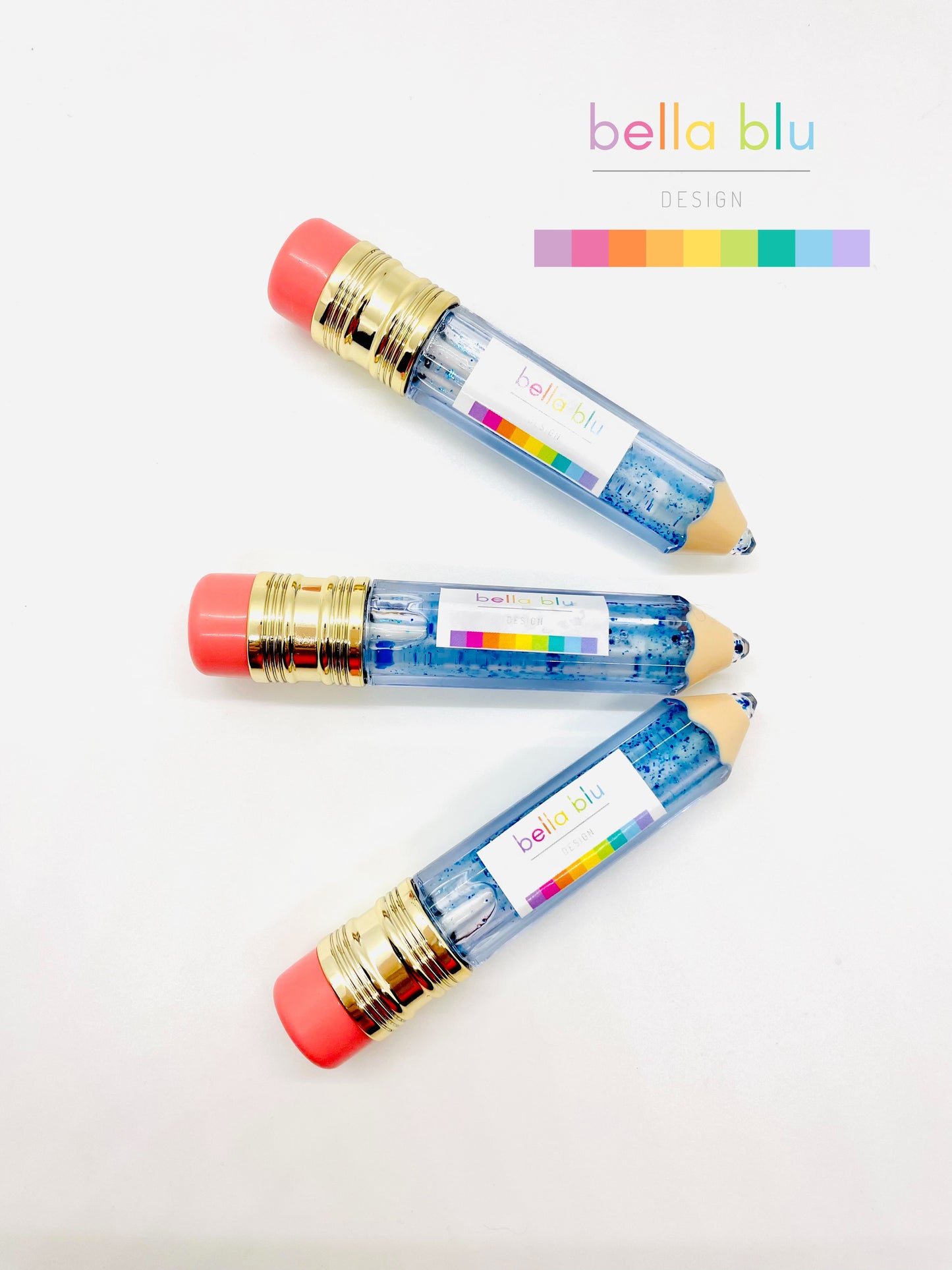 A set of 3 Blueberry lipglosses Organic