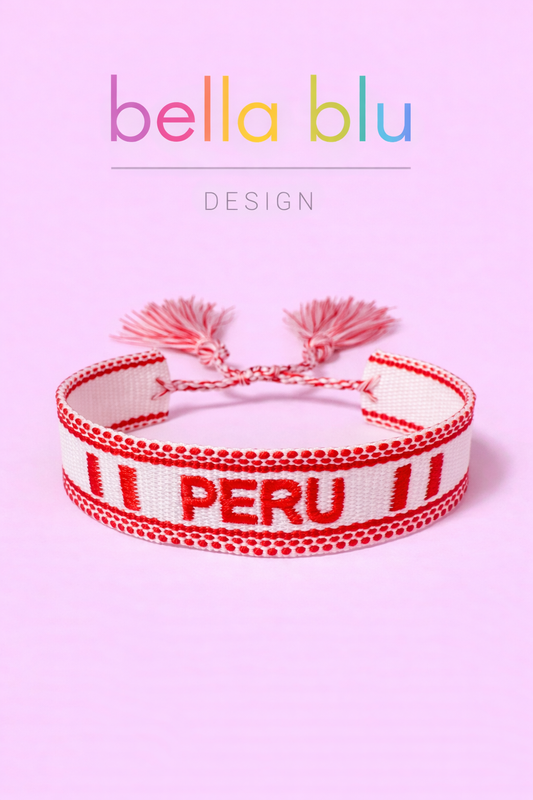 Peru woven adjustable bracelet