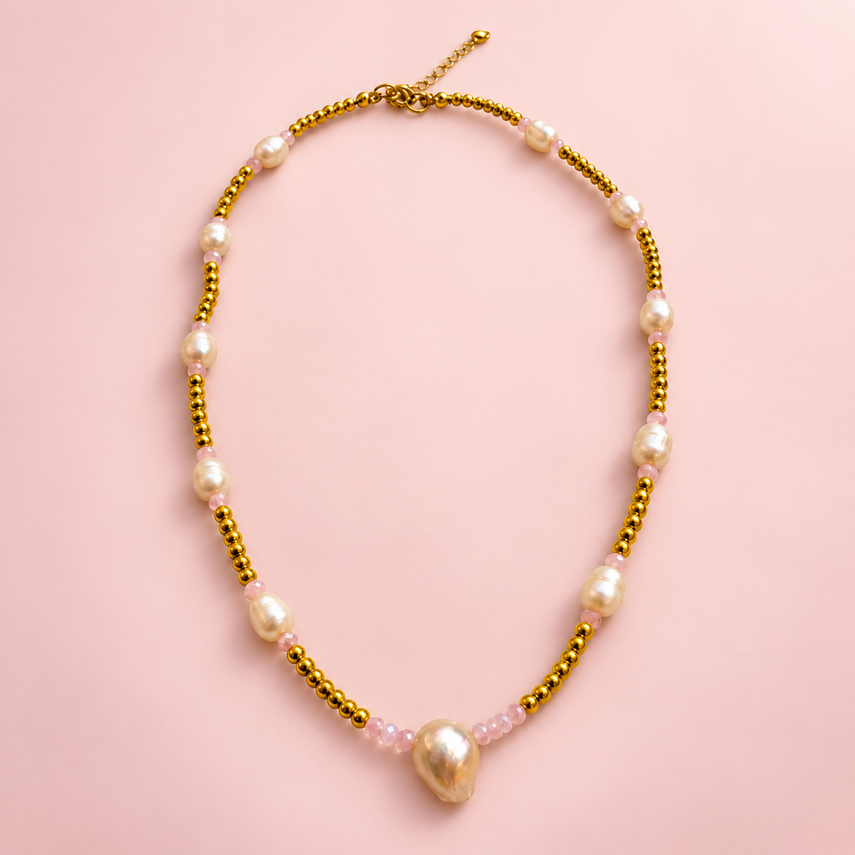 Wonderfully Made 18K Gold-Filled Freshwater Pearl Necklace