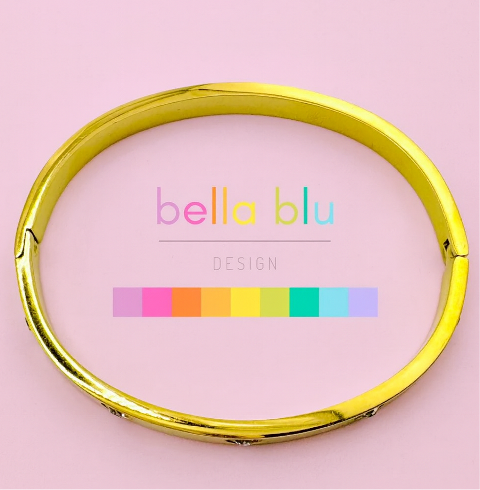 Everly stainless steel bangle bracelet