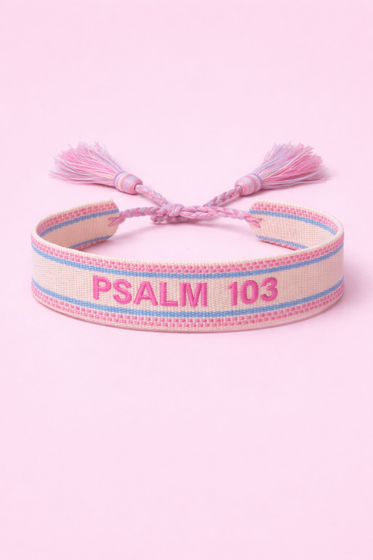 Psalm 103 woven bracelet