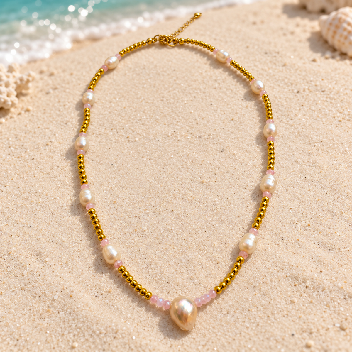 Wonderfully Made 18K Gold-Filled Freshwater Pearl Necklace