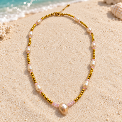 Wonderfully Made 18K Gold-Filled Freshwater Pearl Necklace