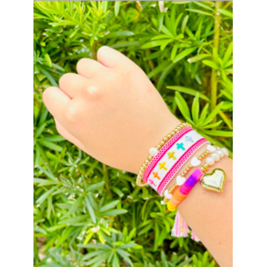HARLOW STACK, TANIA, CALLIE & ARIANELLA Bracelet Bundle | Adjustable Woven & 18K Gold Filled Jewelry Set