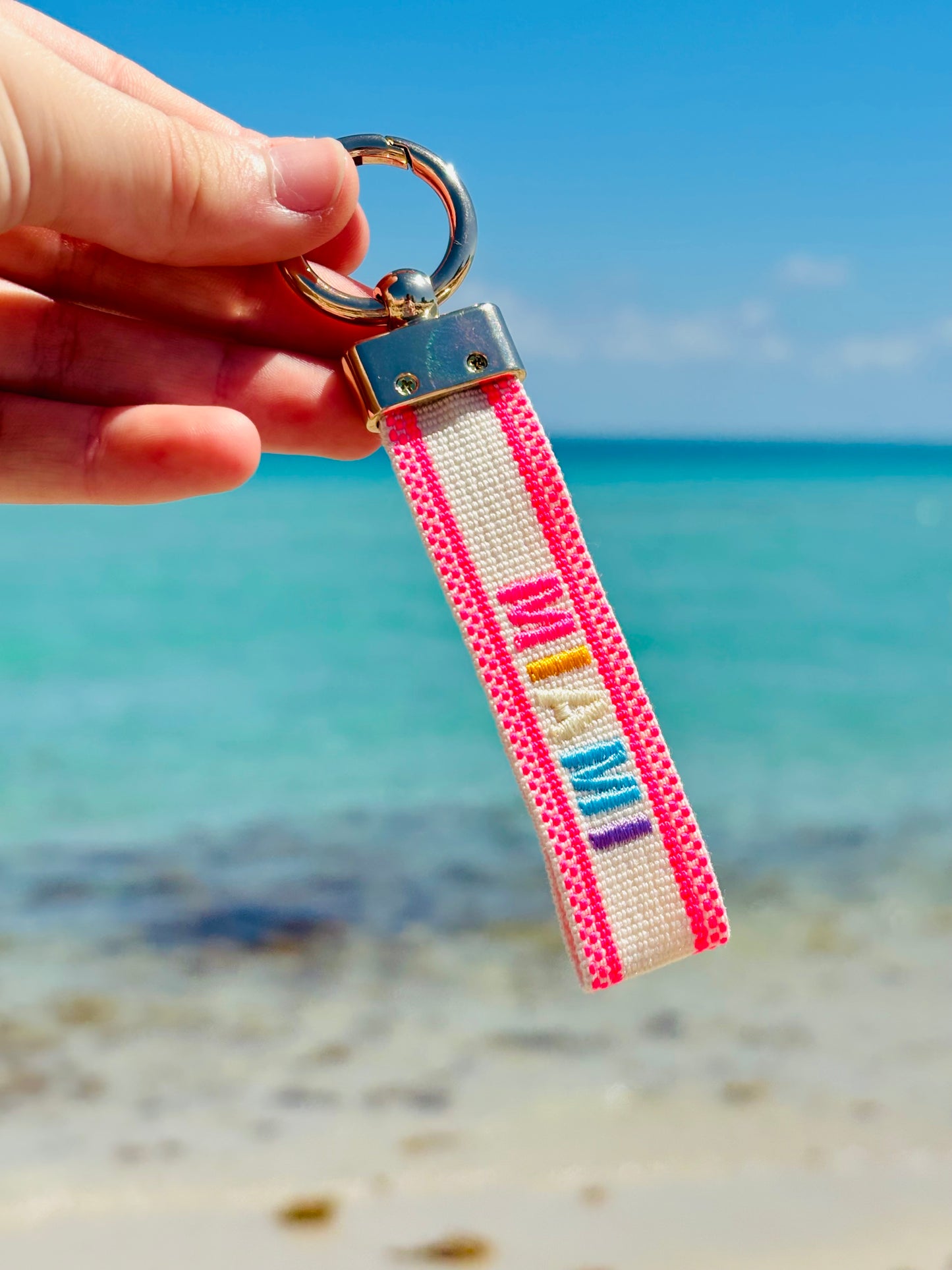 Miami woven Keychain