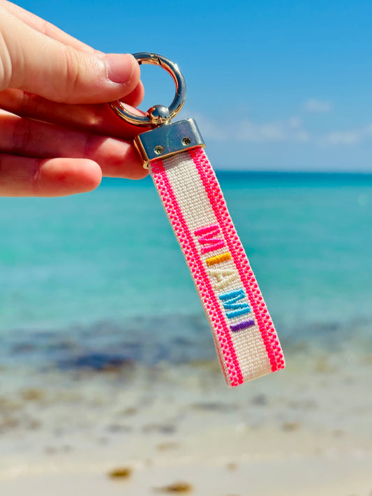 Miami woven Keychain