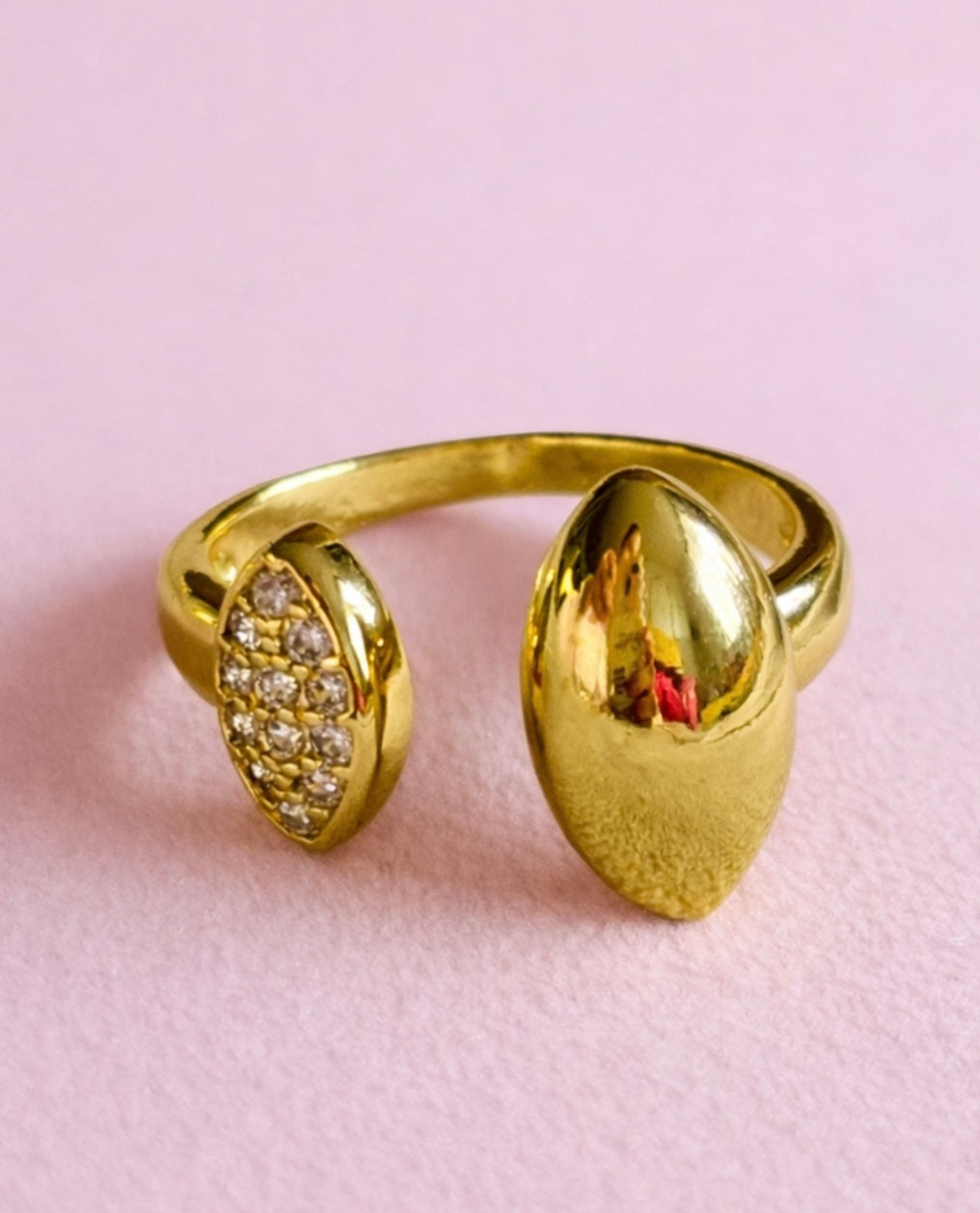 Khloe 18k gold filled & Cubic Zirconia ring