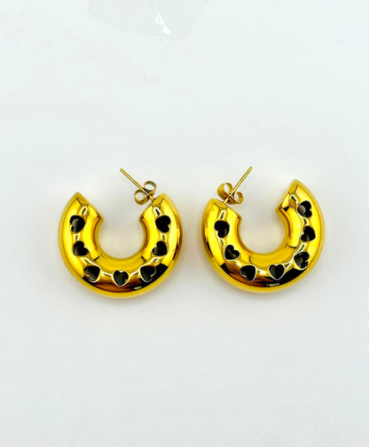 Eloise gold filled hoop earrings