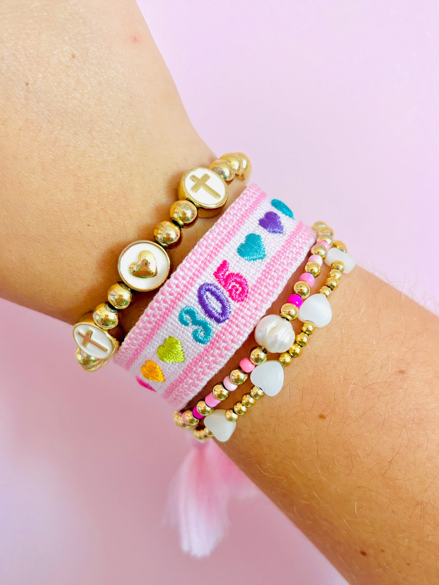 305 Woven Multicolor adjustable Bracelet