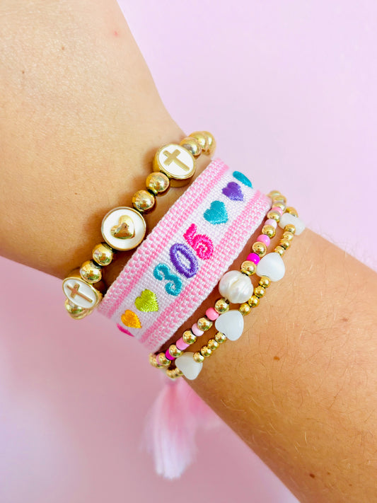 305 Woven Multicolor adjustable Bracelet