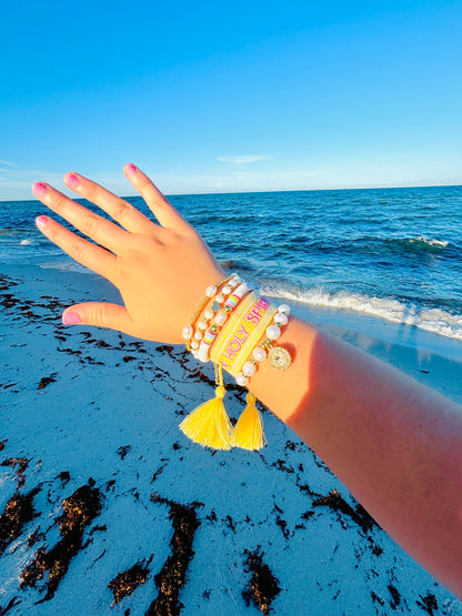 Holy Spirit woven bracelet