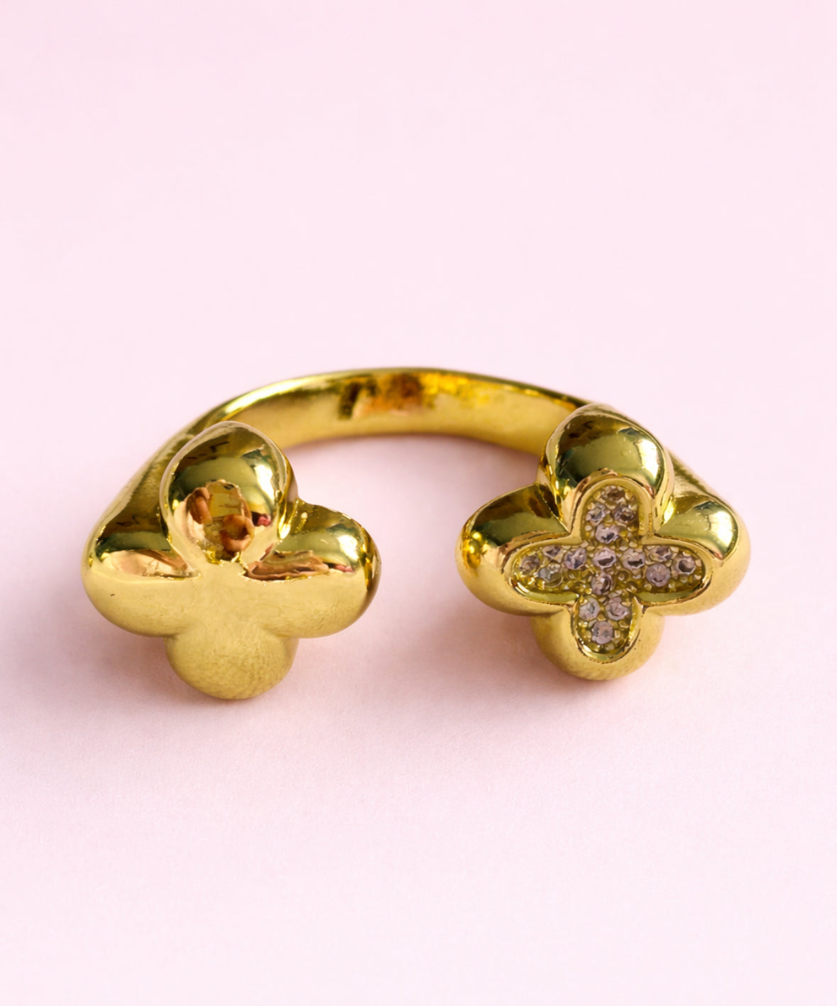 Kendall 18k gold filled & Cubic Zirconia ring