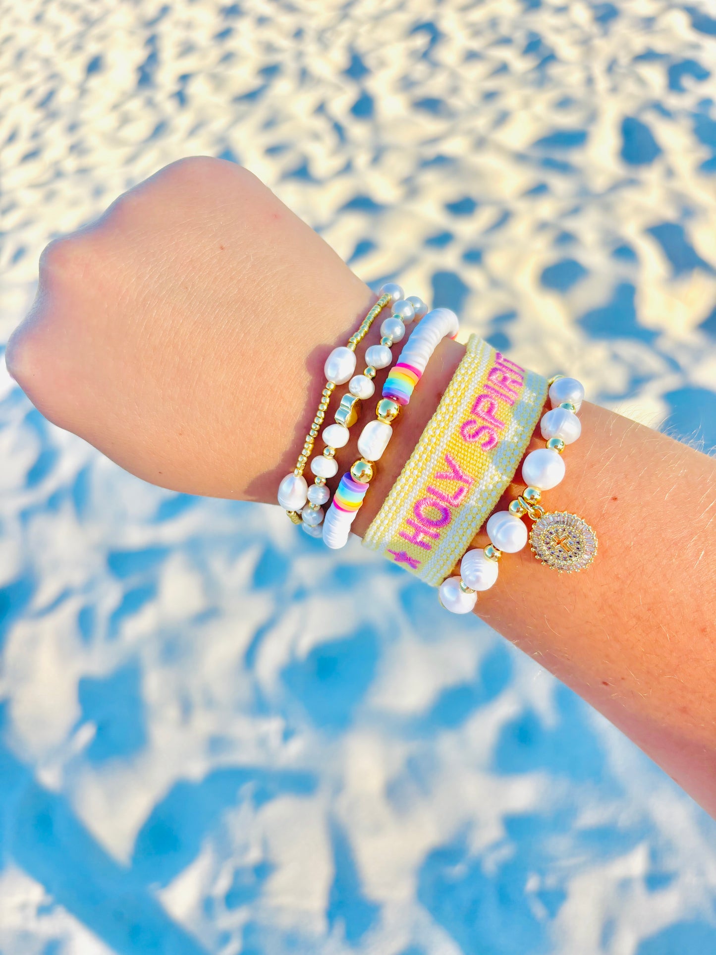 Holy Spirit woven bracelet