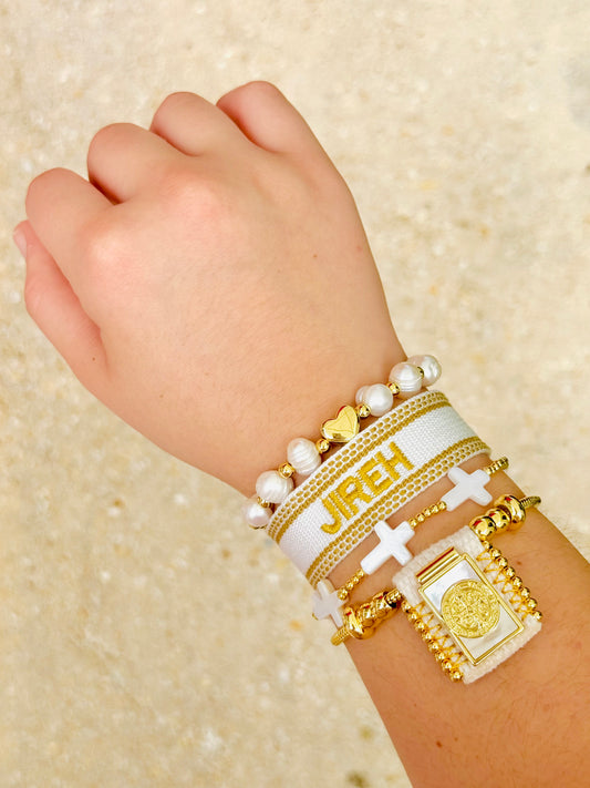 Jireh woven adjustable washable bracelet