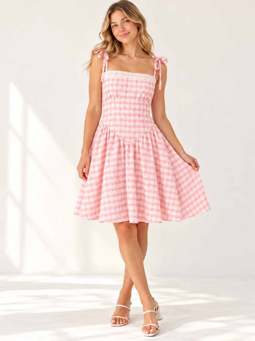 The Sweet Grace Gingham Dress