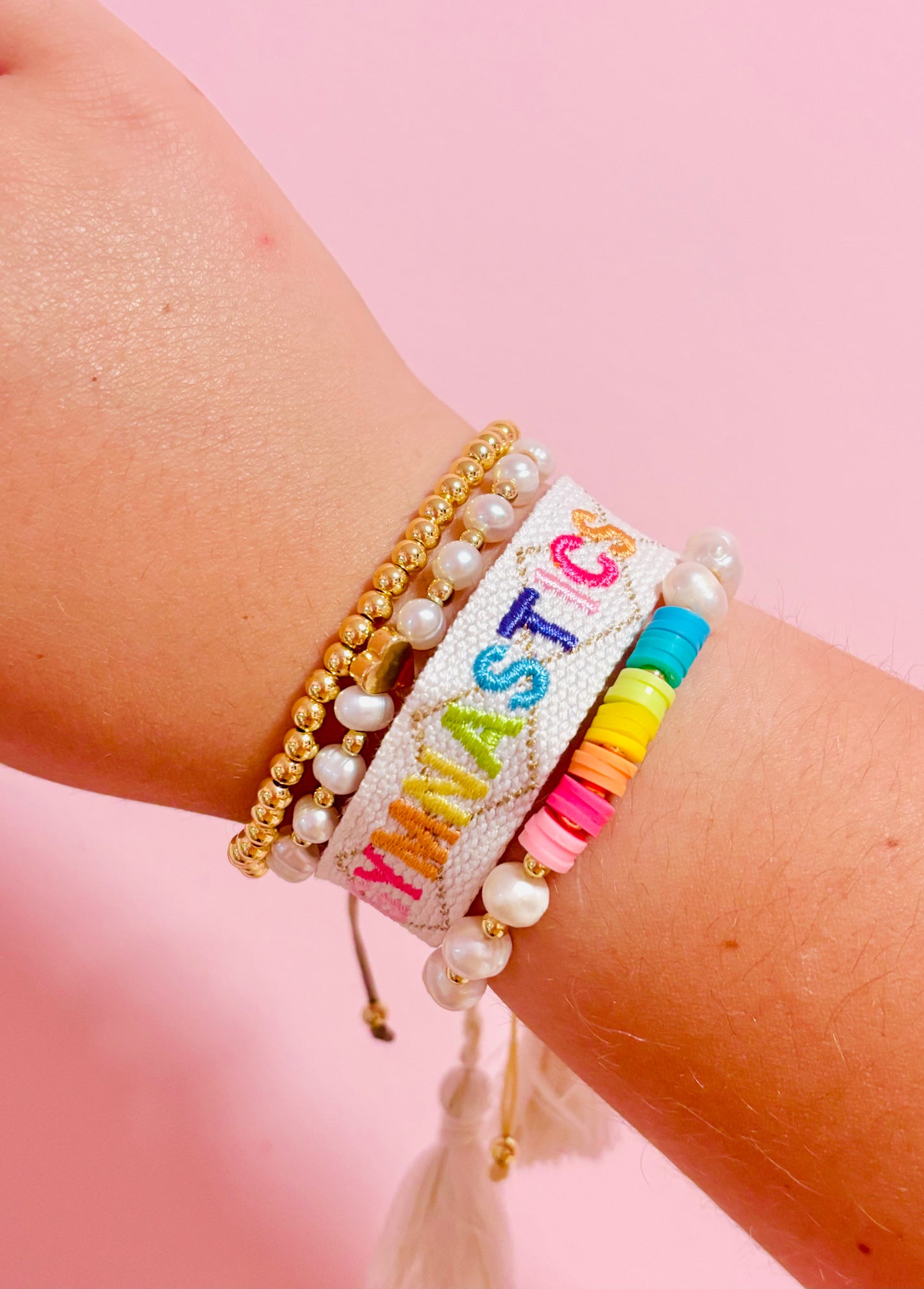 Gymnastics Multicolor woven Bracelet