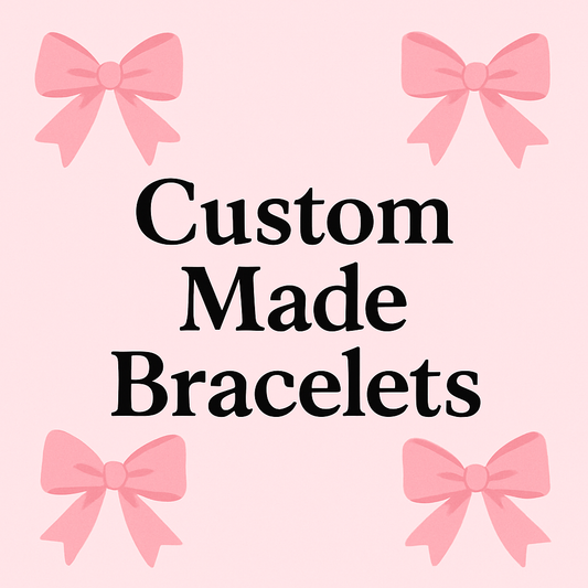 Custom Bracelet 18k gold filled and real fresh water pearls 6-8 letters and 2 pearls ( extra charms, additional cost ) 
Elastic stretch