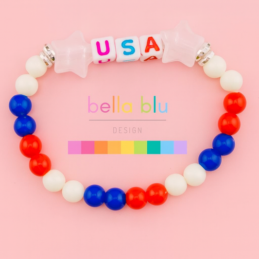 4th of July bracelet