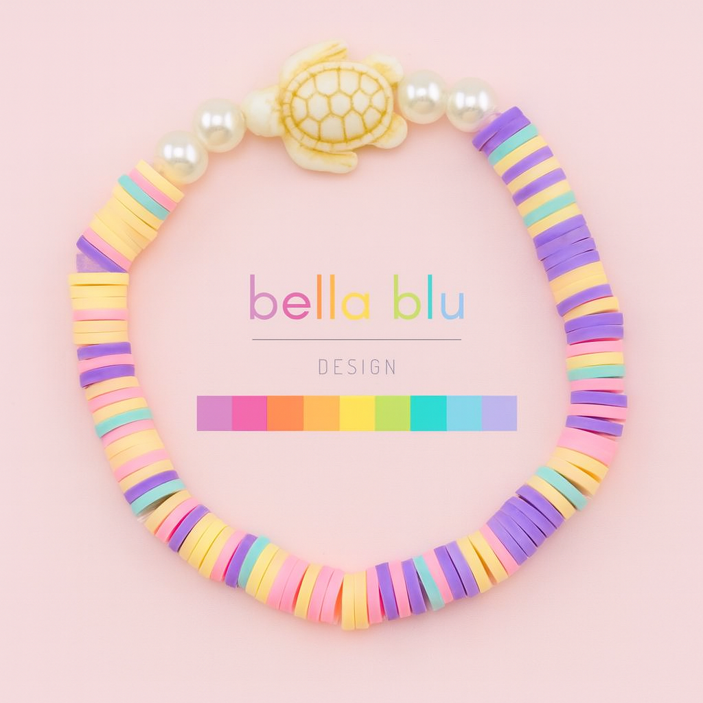 Rafaela purple multicolor stretch bracelet