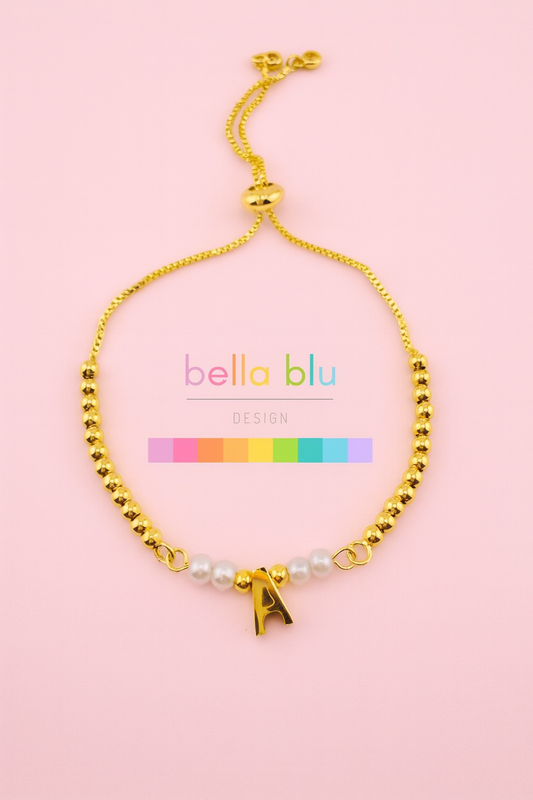 Alicia stainless steel bracelet letter A