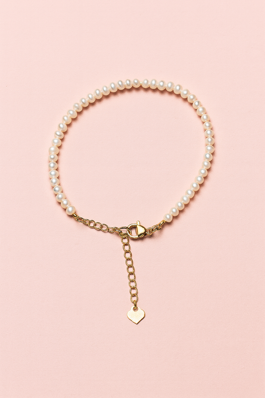 Antonia real fresh water pearl adjustable gold filled bracelet
