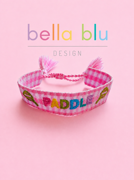 Paddle woven adjustable Bracelet