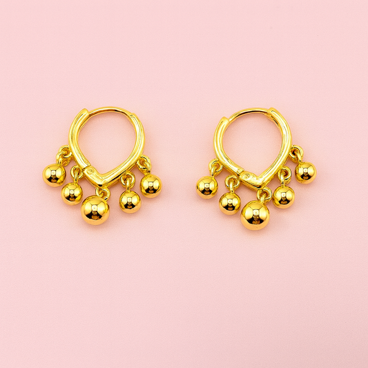 Sara gold filled dangle earrings