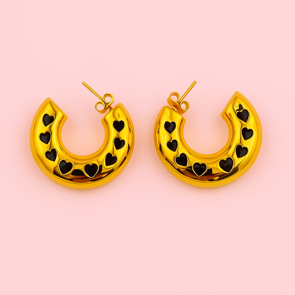 Eloise gold filled hoop earrings