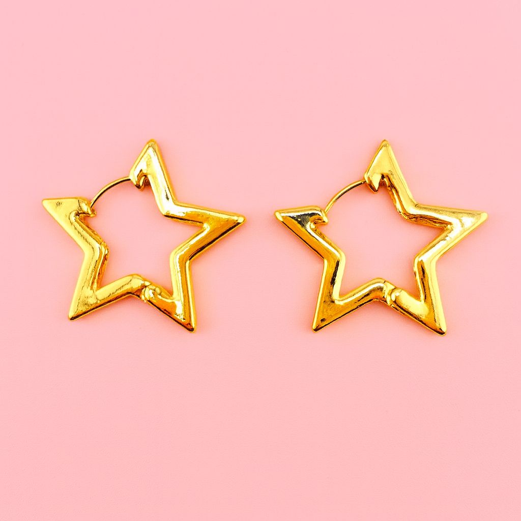 Starlight 18k Peruvian gold filled earrings