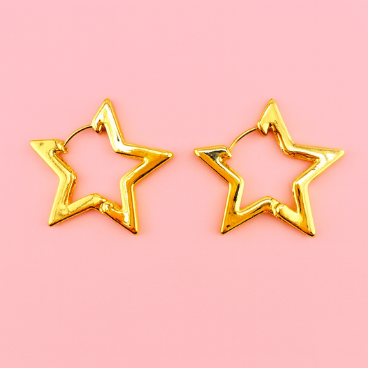 Starlight 18k Peruvian gold filled earrings