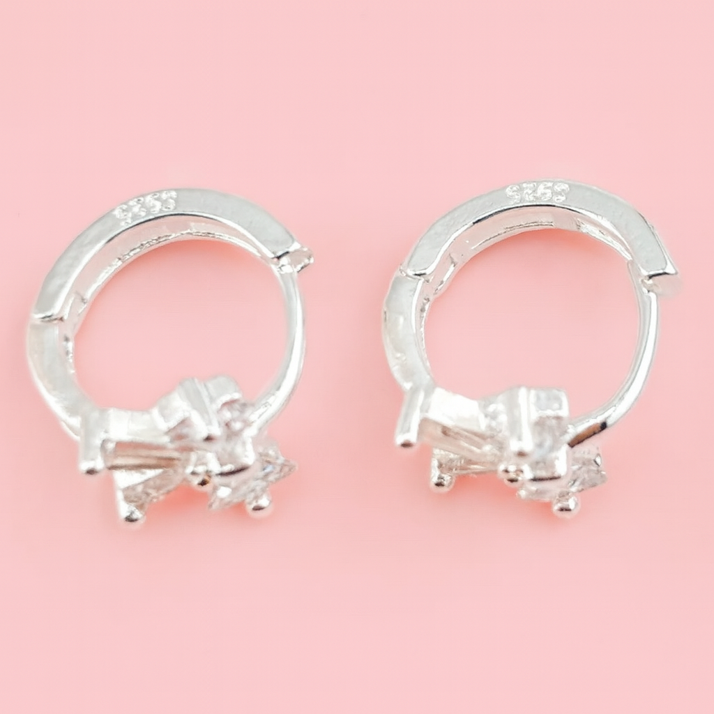Flora Coquete cubic zirconia earrings