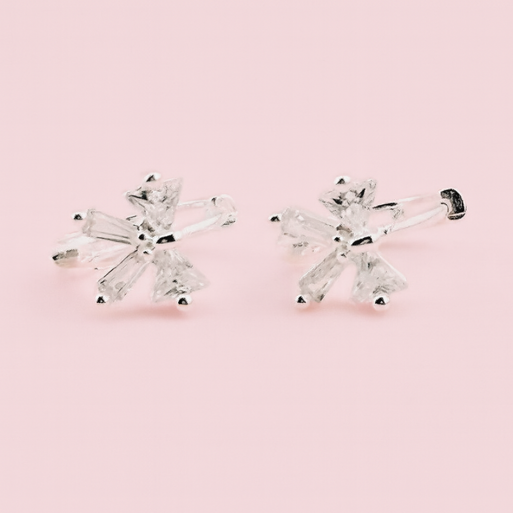 Flora Coquete cubic zirconia earrings